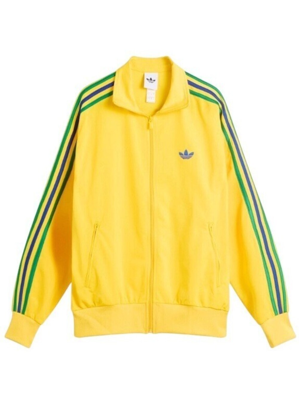 Adidas Originals Firebird Track Top Jacket Brazil YELLOW Blue/Green MEDIUM M